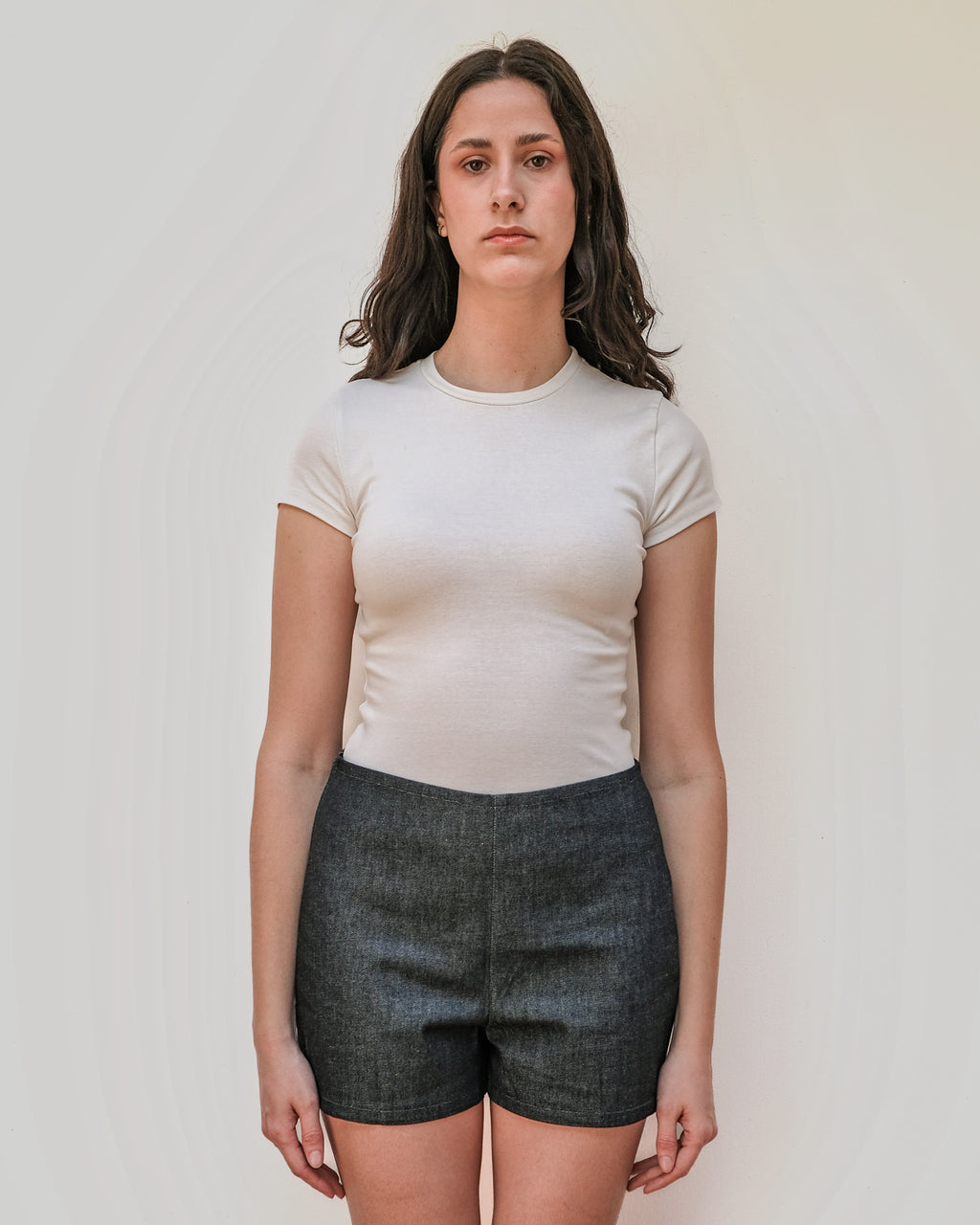 MACARIA - Jupe-short en jeans