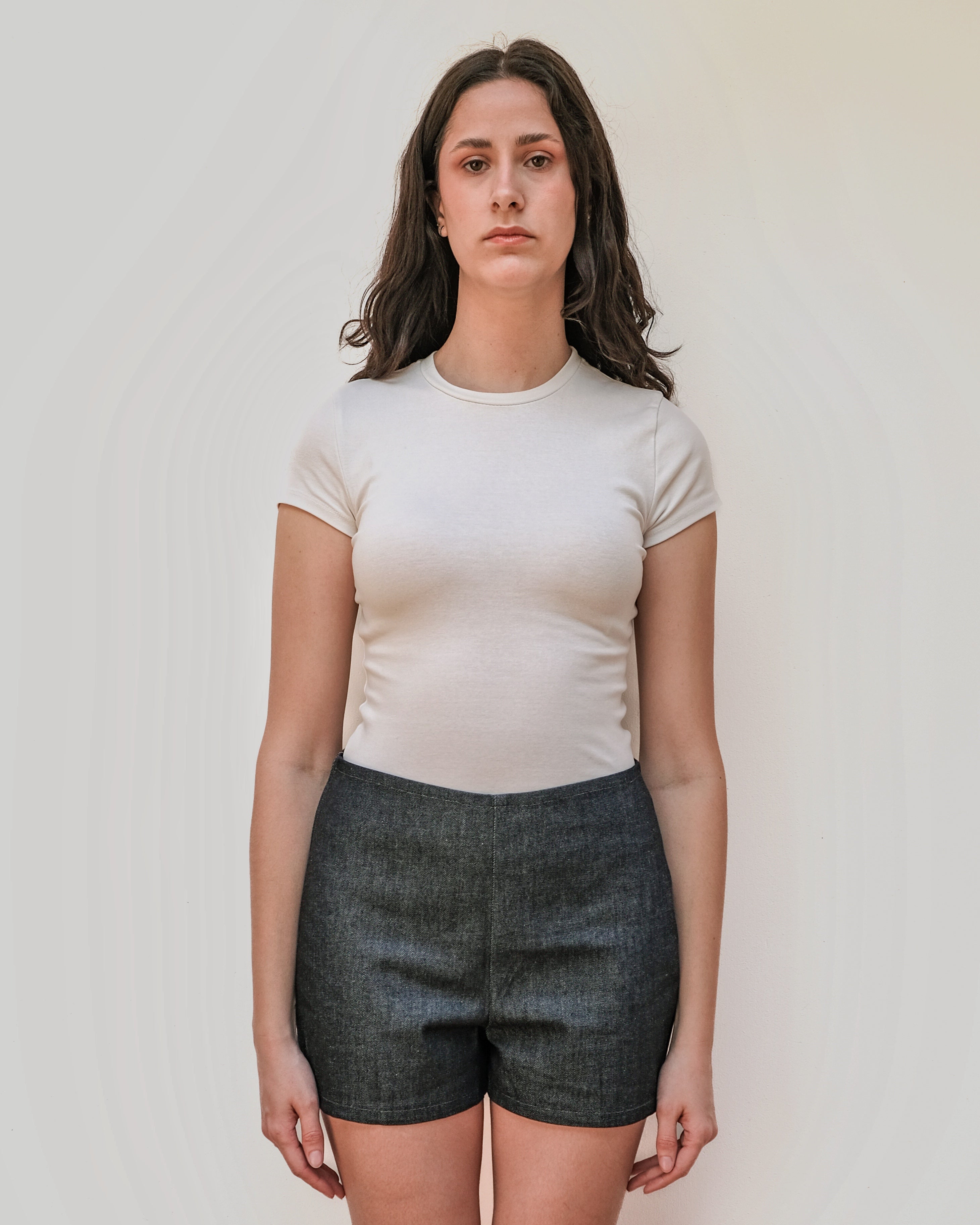 MACARIA - Jupe-short en jeans