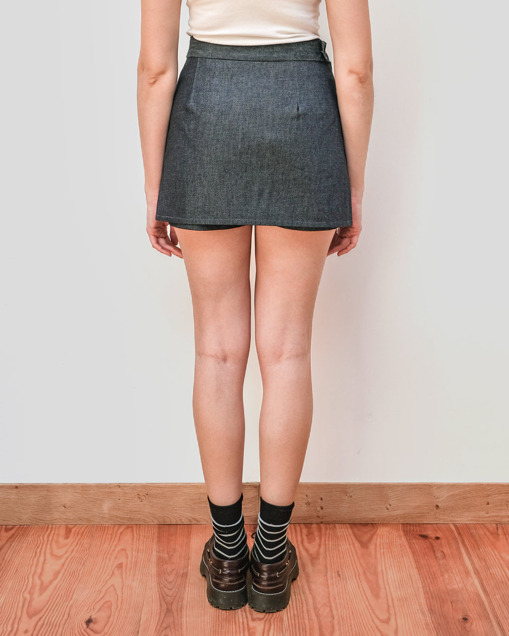 MACARIA - Jupe-short en jeans