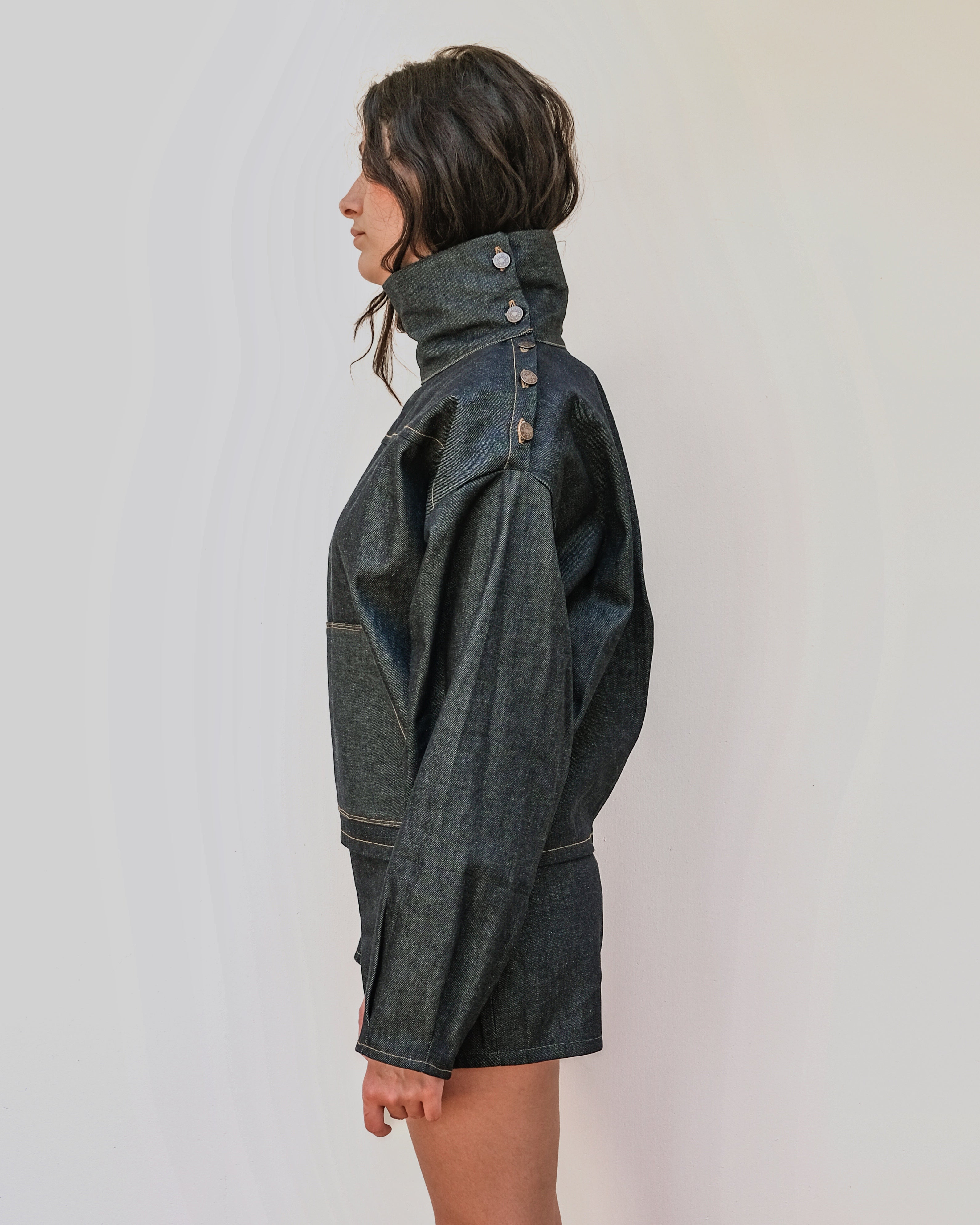 ALTHAÉE - Sweat ballon en jeans