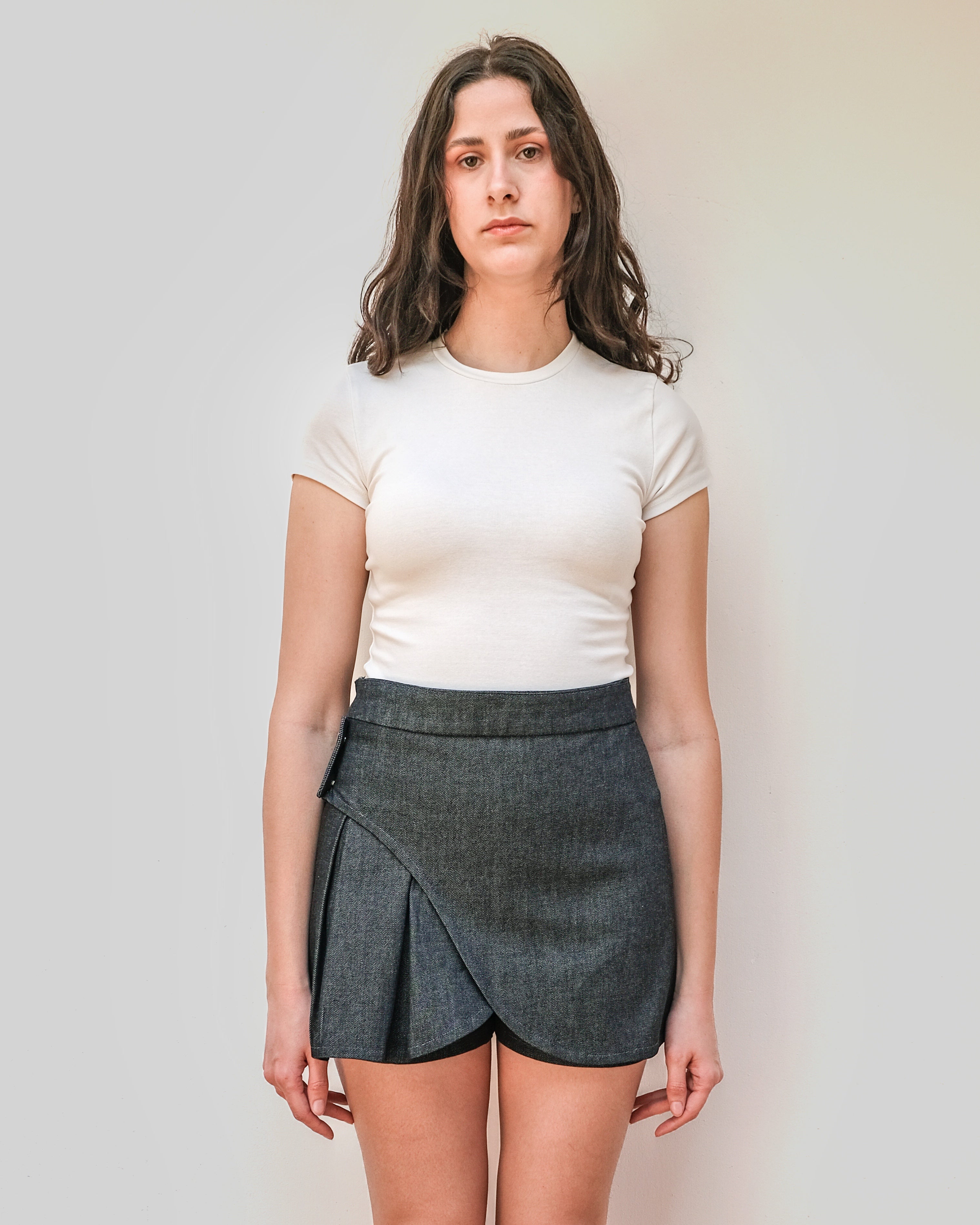 MACARIA - Jupe-short en jeans